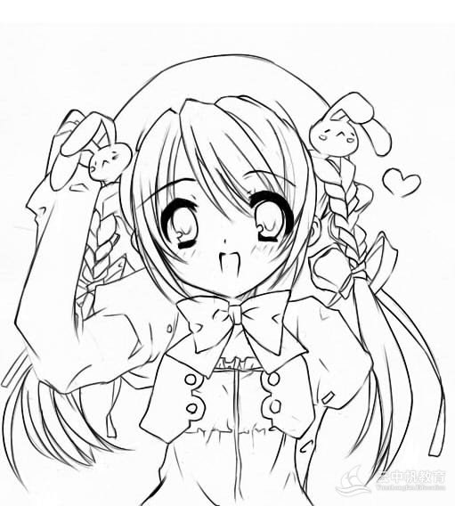 作业: 【q版漫画班】第七期第三节—漫画介绍及线条的运用作业