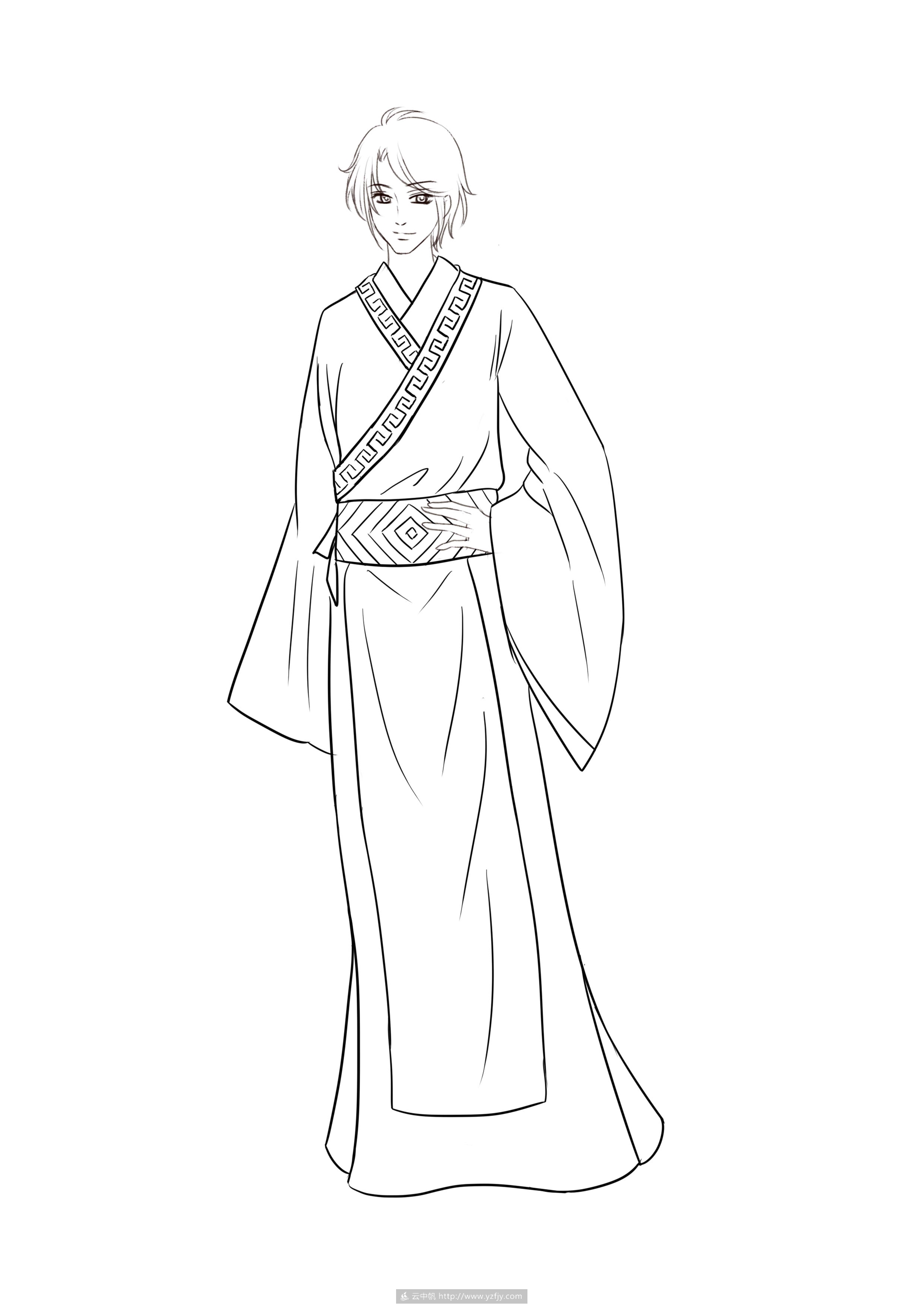 作业: 第九期第十七节-汉服绘制技巧