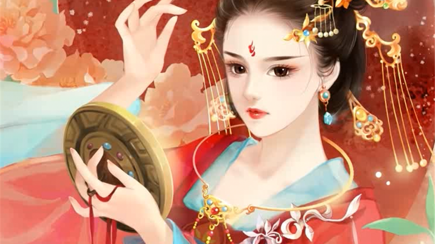 言情风-唐代女性插图作品案例