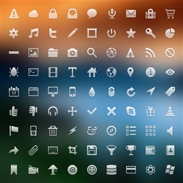 多种常用的icon