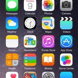 iPhone手机APP界面图标icon