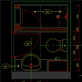 CAD图纸-北京朗琴园10号楼G户型施工图
