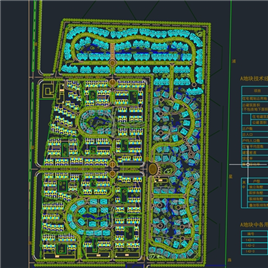 CAD图纸+别墅区修建性详细规划两例