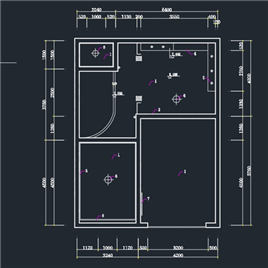 CAD图纸-别墅室内装修图