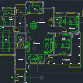 CAD图纸-别墅设计装修施工图