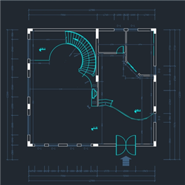 CAD图纸-别墅建筑装修设计