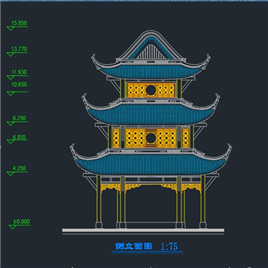 CAD图纸-重庆宝轮寺保护修复规划与设计
