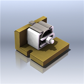 微电机壳铣平面夹具