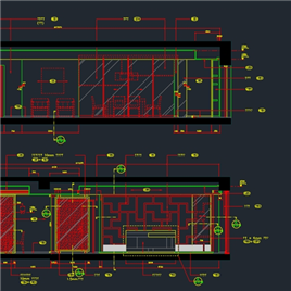CAD图纸-上海鹏利海景花园二號樓B單位施工图