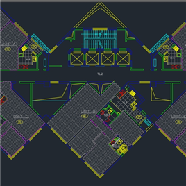 CAD图纸-上海汇宁花园服务楼施工图