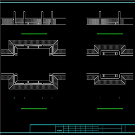 CAD图纸-风雨桥建筑图2