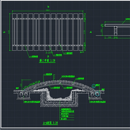 CAD图纸-溪桥详图