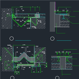 CAD图纸-楼地面变形缝