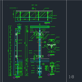 CAD图纸-栏杆详图