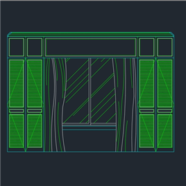 CAD图纸-窗及窗帘设计