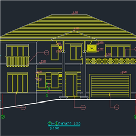 CAD图纸-某别墅施工图