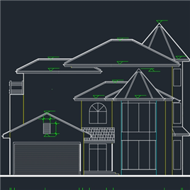 CAD图纸-10号别墅建筑施工图