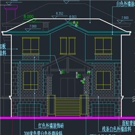 CAD图纸-别墅建筑施工图 3