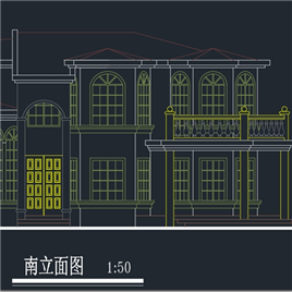 CAD图纸-别墅建筑施工图