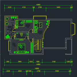 CAD图纸-别墅平面建筑图
