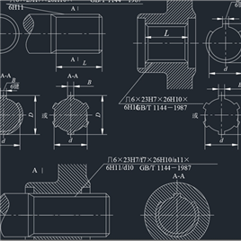 CAD图纸-螺纹紧固件的种类+效果图