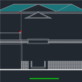 CAD图纸-低成本小型别墅建筑图