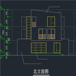 CAD图纸-单体别墅施工图