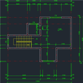 CAD图纸-别墅实例施工图