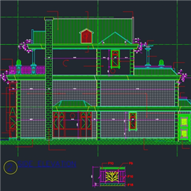 CAD图纸-别墅施工图