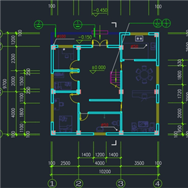 CAD图纸-多层别墅建筑施工图