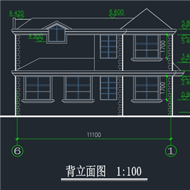 CAD图纸-混凝土别墅全套图纸