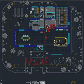 CAD图纸-广东珠海别墅主楼设计