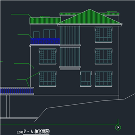 CAD图纸-广东别墅设计全套图