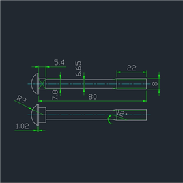 CAD图纸-螺栓标准件