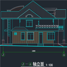 CAD图纸-联体别墅设计施工图