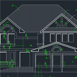 CAD图纸-景区别墅建筑图