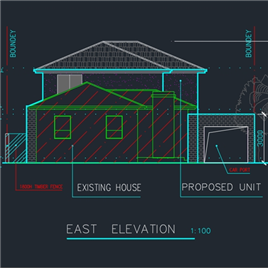 CAD图纸-某欧式别墅建筑规划设计图