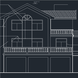CAD图纸-山区别墅建筑图