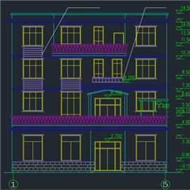 CAD图纸-私人别墅设计方案图