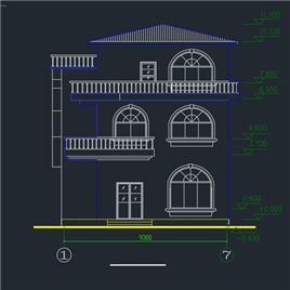 CAD图纸-私人住宅施工图