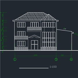 CAD图纸-小型别墅图纸