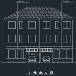 CAD图纸-小型别墅建筑图
