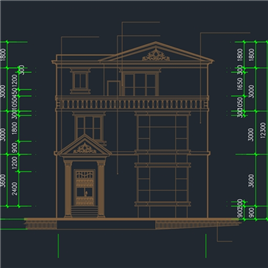 CAD图纸-小别墅设计方案