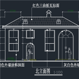 CAD图纸-小别墅全套建筑图