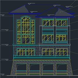 CAD图纸-小别墅全套建筑施工图