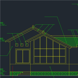 CAD图纸-小别墅建筑施工