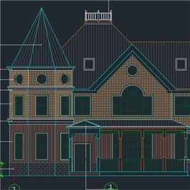 CAD图纸-一套完整的北方别墅施工图