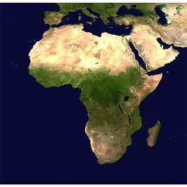 非洲卫星图像