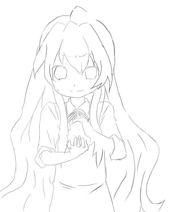 君如夜的作业_【职业课】-数码绘画速成班_第1节:插画入门之线稿绘制