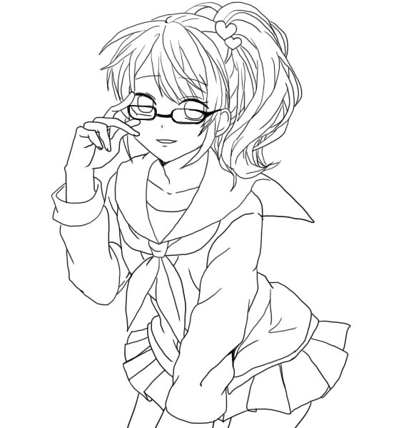 儿茶的作业_【职业课】-数码绘画速成班_第7节:人体结构之女生发型